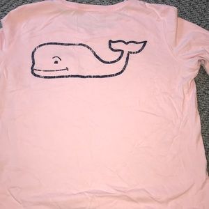 Pink vineyard vines long sleeve shirt